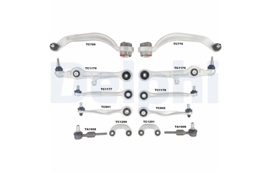 Kit de reparación, brazo de control TC1500KIT Delphi