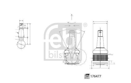 Rótula 176477 FEBI, Imagen 3