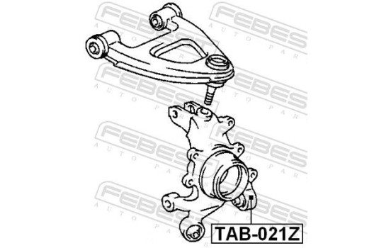 Casquillo de cojinete, brazo de control, Imagen 2