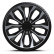 Juego de 4 cubiertas para ruedas AutoStyle Hornet Pro de 15 pulgadas en color plata/negro, Miniatura 2