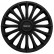 Juego de 4 cubiertas para ruedas Sparco Treviso de 15 pulgadas en color negro