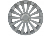 Juego de cubiertas para ruedas Meridian Ring Silver de 14 pulgadas