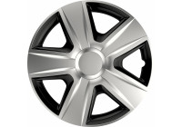 Juego de tapacubos Esprit Plata y Negro 14 pulgadas