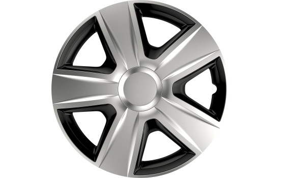 Juego de tapacubos Esprit Plata y Negro 15 pulgadas
