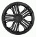 Juego de tapacubos Fun Black de 16 pulgadas