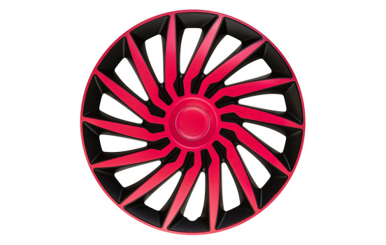 Juego de tapacubos Kendo de 13 pulgadas en negro y rosa