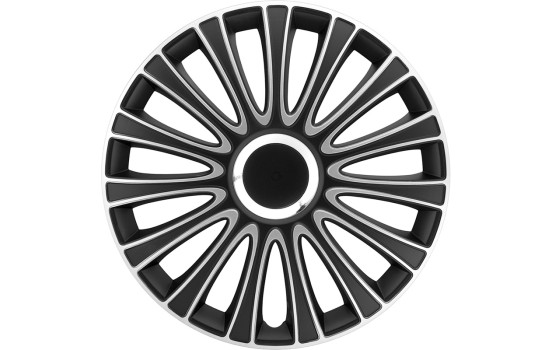 Juego de tapacubos LeMans de 17 pulgadas negro/plata