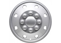 Juego de tapacubos plateados Utah de 14 pulgadas (llantas convexas)