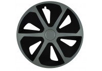 Juego de tapacubos Roco Ring Mix Plata/Negro 14 pulgadas