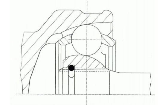 Kit de reparación de junta homocinética, eje de transmisión 36570 Spidan