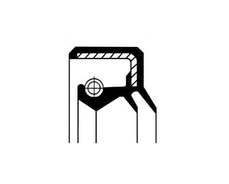 Sello de aceite, cubo de rueda