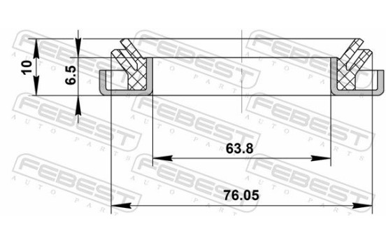 Anillo de sellado, cubo de rueda, Imagen 2