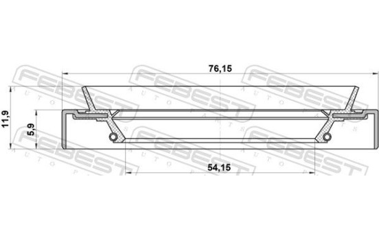 Anillo de sellado, cubo de rueda, Imagen 2
