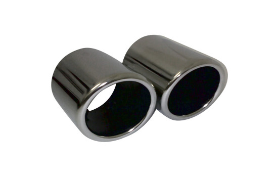 Cache d'échappement pour Audi // VW - double tuyau - raccordement 73mm, Image 2