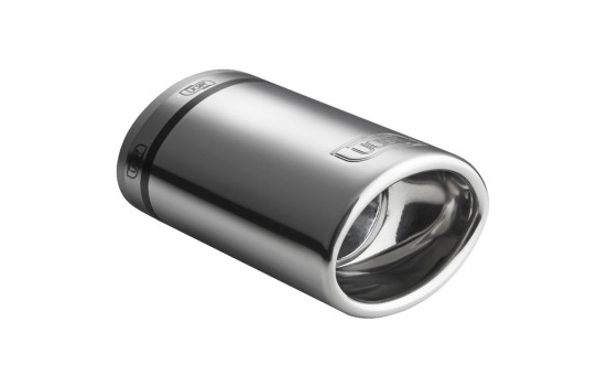 Embase d'échappement Ulter Sport - Ovale 95x65mm - Longueur 120mm - Montage 30-42mm - Acier inoxydable, Image 2