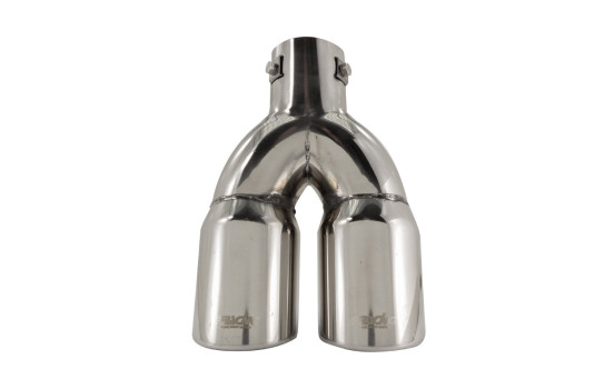 Embout d'échappement Simoni Racing Double Rond/Incliné Inox - Diamètre 76mm - Longueur 230mm - Fixation 58mm, Image 7
