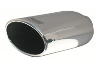 Embout d'échappement Simoni Racing Ovale/Incliné Inox - Diamètre 150x100mm - Longueur 250mm - Fixation 54mm