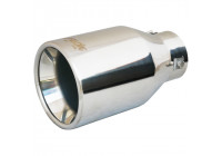 Embout d'Echappement Simoni Racing Rond Inox - 115xL200mm - Montage 44-68mm
