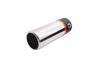 Embout d'Échappement Simoni Racing Rond Inox - 60xL170mm - Montage 37-57mm