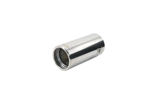 Embout d'échappement Simoni Racing Rond Inox - Ø63xL130mm - Fixation 37-61mm
