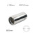 Embout d'échappement Simoni Racing Rond Inox - Ø63xL130mm - Fixation 37-61mm, Vignette 2
