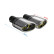 Embout d'échappement Ulter Sport (droit) - Ovale 120x80mm - Longueur 120mm - Fixation ->50mm - Inox, Vignette 3