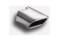 Embout d'échappement Ulter Sport (gauche) - Rectangle 105x80mm - Longueur 200mm - Fixation 50-60mm - Inox