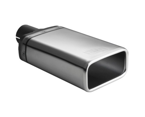 Embout d'échappement Ulter Sport - Rectangle 130x65mm - Longueur 120mm - Assemblage ->50mm - Inox, Image 2