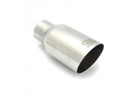 Embout d'échappement Ulter Sport - Rond 90mm Coudé - Longueur 180mm - Montage ->50mm - Inox
