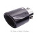 Enjoliveur d'échappement Simoni Racing Rond/Incliné Brillant-Carbone - 102xL180mm - Fixation 38-63mm, Vignette 2