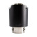 Enjoliveur d'échappement Simoni Racing rond/incliné noir mat + inox - Ø 116 x L 170 mm - Fixation 42-74 mm, Vignette 3