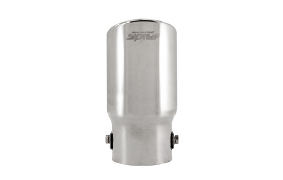Garniture d'échappement Simoni Racing en acier inoxydable ovale / angulaire - 77x72 - Longueur 140mm - Assemblage -, Image 5