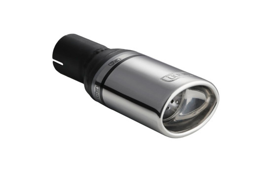 Profilé d'échappement Ulter Sport - Ovale 95x65mm - Longueur 120mm - Montage -> 50mm - Acier inoxydable