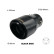 Embout d'Echappement Simoni Racing Rond/Angle Inox Noir - Ø90xL150mm - Montage 39->64mm, Vignette 2