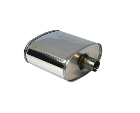 Silencieux ovale en acier inoxydable