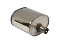 Silencieux ovale en acier inoxydable