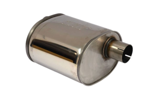 Silencieux ovale en acier inoxydable