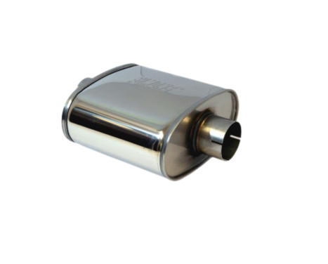 Silencieux ovale en acier inoxydable