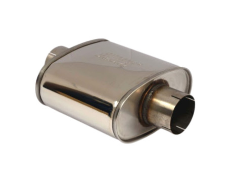 Silencieux ovale en acier inoxydable