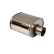 Silencieux ovale en acier inoxydable