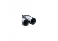Échappement InoxCar compatible avec Audi A3 8L 1.9 TDI (110 ch) - 2003, 2 x 80 mm
