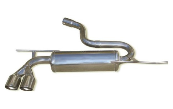 Échappement InoxCar compatible avec Audi A3 8P 1.9 TDI (105 ch) 2003- 2x76 mm Racing