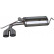 Échappement InoxCar compatible avec Audi S3 8L 1999-2003 2x80mm Racing