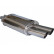 Échappement InoxCar compatible avec BMW Série 3 E46 320D (1999-) 2x80mm Racing, Vignette 2