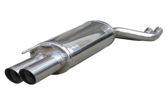 Échappement InoxCar compatible avec BMW Série 3 E46 330D 2000- 2x80mm Racing