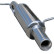 Échappement InoxCar compatible avec Citroën C3 1.6 16v (110 ch) 2001- 80 mm