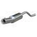 Échappement InoxCar compatible avec Renault Clio II 1.6 (90 ch) - 2001, 102 mm