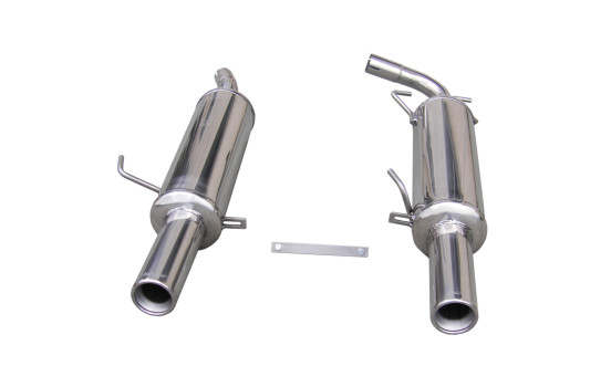 Échappement InoxCar compatible avec Renault Clio RS « Centrale » (Phase 3) 2004- 2x80 mm, Image 2