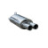 Échappement InoxCar compatible avec Renault Clio RS (Phase 1) 2000 - 2x80 mm, Vignette 2