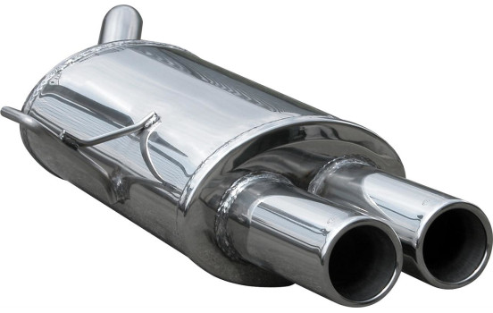 Échappement InoxCar compatible avec Renault Clio RS (Phase 2) 2002- 2x80mm